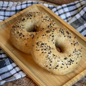 Bagels mit Roggensauerteig